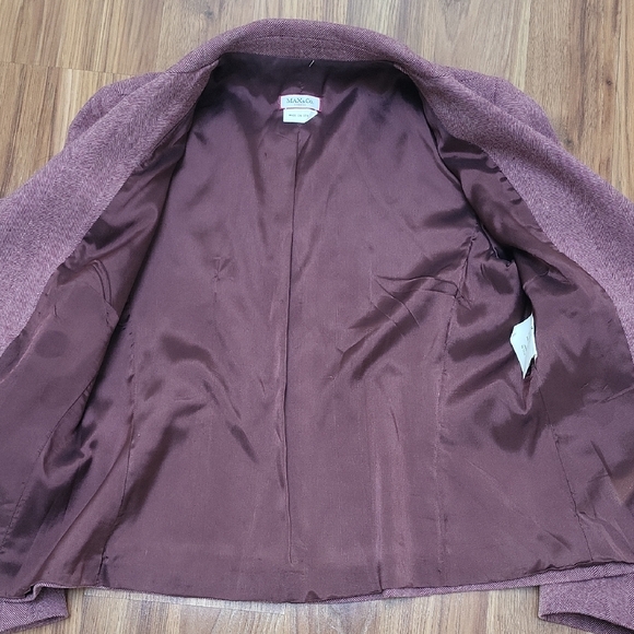 Max & Co. Mauve Blazer with Ruffle Pockets - Picture 5 of 13
